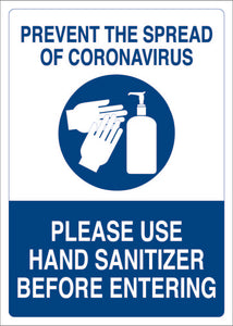 Hand Sanitizer Notice